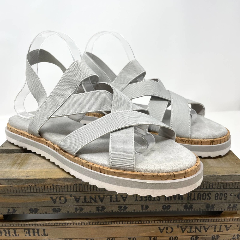B-52 by Bullboxer Light Grey Primm Strappy Sandal Size 11 New - Picture 5 of 13
